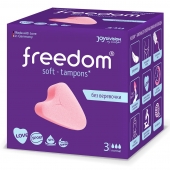 Женские гигиенические тампоны без веревочки FREEDOM normal - 3 шт. - Freedom - купить с доставкой в Смоленске
