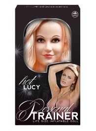 Надувная кукла с вибрацией и 2 любовными отверстиями Hot Lucy Lifesize Love Doll - NMC - в Смоленске купить с доставкой