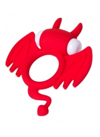 Красное эрекционное кольцо на пенис JOS COCKY DEVIL - JOS - в Смоленске купить с доставкой