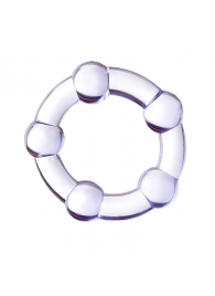 Фиолетовое эрекционное кольцо A-Toys - A-toys - в Смоленске купить с доставкой