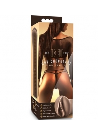 Коричневый мастубратор-вагина Nicole s Kitty - Blush Novelties - в Смоленске купить с доставкой