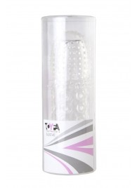 Прозрачная закрытая гелевая насадка - 13,5 см. - Toyfa Basic - в Смоленске купить с доставкой