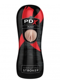Мастурбатор-вагина Vibrating Pussy Stroker с вибрацией - Pipedream - в Смоленске купить с доставкой