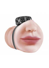 Мастурбатор-ротик с виброкольцом Satisfaction Beloved - Lola Games - в Смоленске купить с доставкой