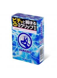 Презервативы Sagami Squeeze волнистой формы - 5 шт. - Sagami - купить с доставкой в Смоленске