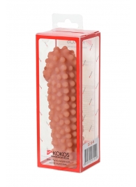 Телесная насадка на фаллос с бугорками KOKOS Extreme Sleeve 10 - 15,8 см. - KOKOS - в Смоленске купить с доставкой
