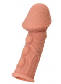 Насадка на фаллос с пузыриками, венками и ребристостью KOKOS Extreme Sleeve 09 - 12,7 см. - KOKOS - в Смоленске купить с доставкой