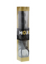 Черная ёлочка-насадка для двойного проникновения Mojo Bumpy - 15 см. - Seven Creations - в Смоленске купить с доставкой
