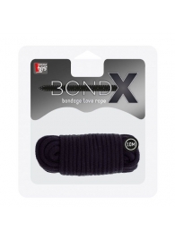 Черная веревка для связывания BONDX LOVE ROPE - 10 м. - Dream Toys - купить с доставкой в Смоленске