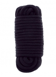 Черная веревка для связывания BONDX LOVE ROPE - 10 м. - Dream Toys - купить с доставкой в Смоленске