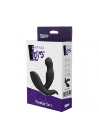 Черный вибромассажер простаты PROSTATE HERO - Dream Toys - в Смоленске купить с доставкой