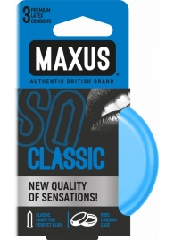 Классические презервативы в железном кейсе MAXUS Classic - 3 шт. - Maxus - купить с доставкой в Смоленске