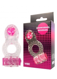 Прозрачное эрекционное кольцо Erowoman-Eroman - Erowoman-Eroman - в Смоленске купить с доставкой