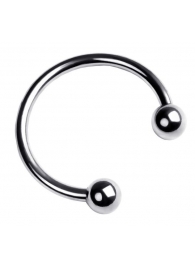 Серебристая подкова на головку пениса - ToyFa - купить с доставкой в Смоленске