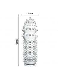 Закрытая прозрачная насадка Crystal sleeve - 14,2 см. - Erowoman-Eroman - в Смоленске купить с доставкой