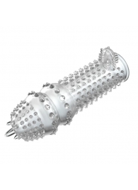 Закрытая прозрачная насадка Crystal sleeve - 14,2 см. - Erowoman-Eroman - в Смоленске купить с доставкой