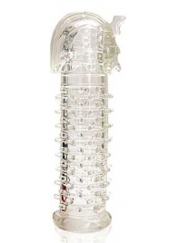 Закрытая прозрачная насадка на пенис Crystal Sleeve Faraon - 13,5 см. - Erowoman-Eroman - в Смоленске купить с доставкой