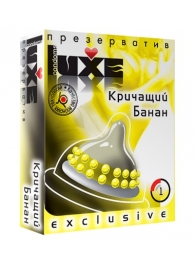 Презерватив LUXE  Exclusive  Кричащий банан  - 1 шт. - Luxe - купить с доставкой в Смоленске