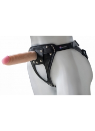 Универсальный мягкий пояс с насадкой Hard brutal BDSM-КОНСУЛ - 17 см. - LOVETOY (А-Полимер) - купить с доставкой в Смоленске