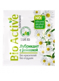 Пробник лубриканта на водной основе Bio Active - 3 гр. - Биоритм - купить с доставкой в Смоленске