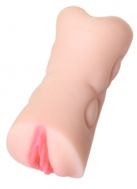 Телесный двусторонний мастурбатор Rich Fruit - вагина и анус - ToyFa - в Смоленске купить с доставкой