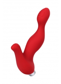 Красный силиконовый вибростимулятор простаты Proman - 12,5 см. - ToyFa - в Смоленске купить с доставкой