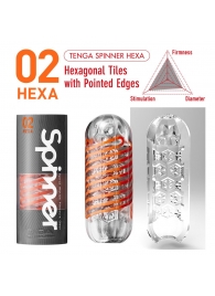 Мастурбатор SPINNER Hexa - Tenga - в Смоленске купить с доставкой