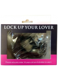 Черные меховые наручники Love с ключиками - Baile - купить с доставкой в Смоленске