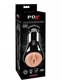 Телесный вибромастурбатор-вагина Cock Compressor Vibrating Stroker - Pipedream - в Смоленске купить с доставкой