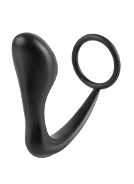 Эрекционное кольцо с анальной пробкой Ass-Gasm Cockring Plug - Pipedream - в Смоленске купить с доставкой
