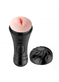 Мастурбатор-ротик в тубе с 7 уровнями вибрации и выносным пультом - Baile - в Смоленске купить с доставкой