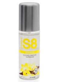 Лубрикант на водной основе Stimul8 Flavored Lube с ванильным ароматом - 125 мл. - Stimul8 - купить с доставкой в Смоленске