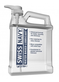 Канистра лубриканта Swiss Navy Water Based Lube на водной основе - 3,8 л. - Swiss navy - купить с доставкой в Смоленске