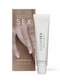 Гель для мастурбации с ароматом кокоса Slow Sex Finger Play Gel - 30 мл. - Bijoux Indiscrets - купить с доставкой в Смоленске