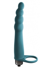 Зеленая вибронасадка для двойного проникновения Bramble - 16,5 см. - Lola Games - купить с доставкой в Смоленске