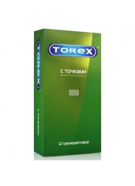 Текстурированные презервативы Torex  С точками  - 12 шт. - Torex - купить с доставкой в Смоленске