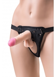 Телесный страпон на трусиках Realstick Hunter - 14,5 см. - ToyFa - купить с доставкой в Смоленске