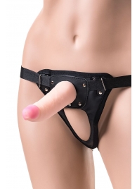 Телесный страпон на трусиках Realstick Jax - 17,9 см. - ToyFa - купить с доставкой в Смоленске