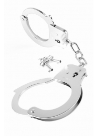 Металлические серебристые наручники Designer Metal Handcuffs - Pipedream - купить с доставкой в Смоленске