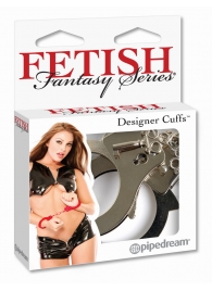 Металлические серебристые наручники Designer Metal Handcuffs - Pipedream - купить с доставкой в Смоленске