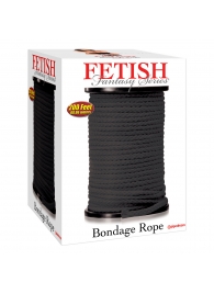 Черная веревка для связывания Bondage Rope - 60,9 м. - Pipedream - купить с доставкой в Смоленске