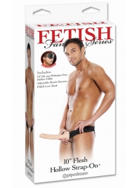Мужской полый страпон 10  Hollow Strap-On - 24 см. - Pipedream - купить с доставкой в Смоленске