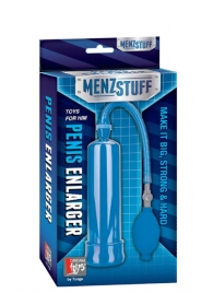 Синяя вакуумная помпа MENZSTUFF PENIS ENLARGER - Dream Toys - в Смоленске купить с доставкой