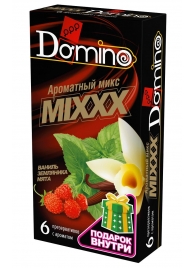 Ароматизированные презервативы DOMINO  Ароматный микс  - 6 шт. - Domino - купить с доставкой в Смоленске