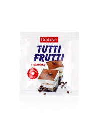 Пробник гель-смазки Tutti-frutti со вкусом тирамису - 4 гр. - Биоритм - купить с доставкой в Смоленске