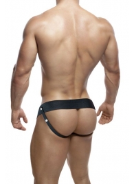 Черный мужской страпон DR. SKIN 6INCH HOLLOW STRAP ON - 16 см. - Blush Novelties - купить с доставкой в Смоленске