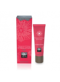 Возбуждающий интимный гель для двоих STIMULATION GEL Pomegranate   Nutmeg - 30 мл. - Shiatsu - купить с доставкой в Смоленске