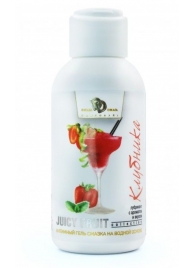 Интимный гель-смазка JUICY FRUIT с ароматом клубники - 100 мл. - БиоМед - купить с доставкой в Смоленске