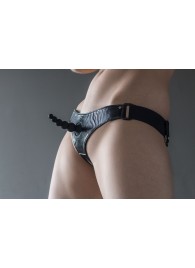 Черные трусики Better с анальной насадкой - 8 см. - Lola Games - купить с доставкой в Смоленске