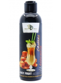Интимный гель-смазка JUICY FRUIT с ароматом солёной карамели - 200 мл. - БиоМед - купить с доставкой в Смоленске